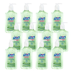 Purell Advanced Hand Sanitizer soothing gel bottle with pump for quick, gentle sanitizing