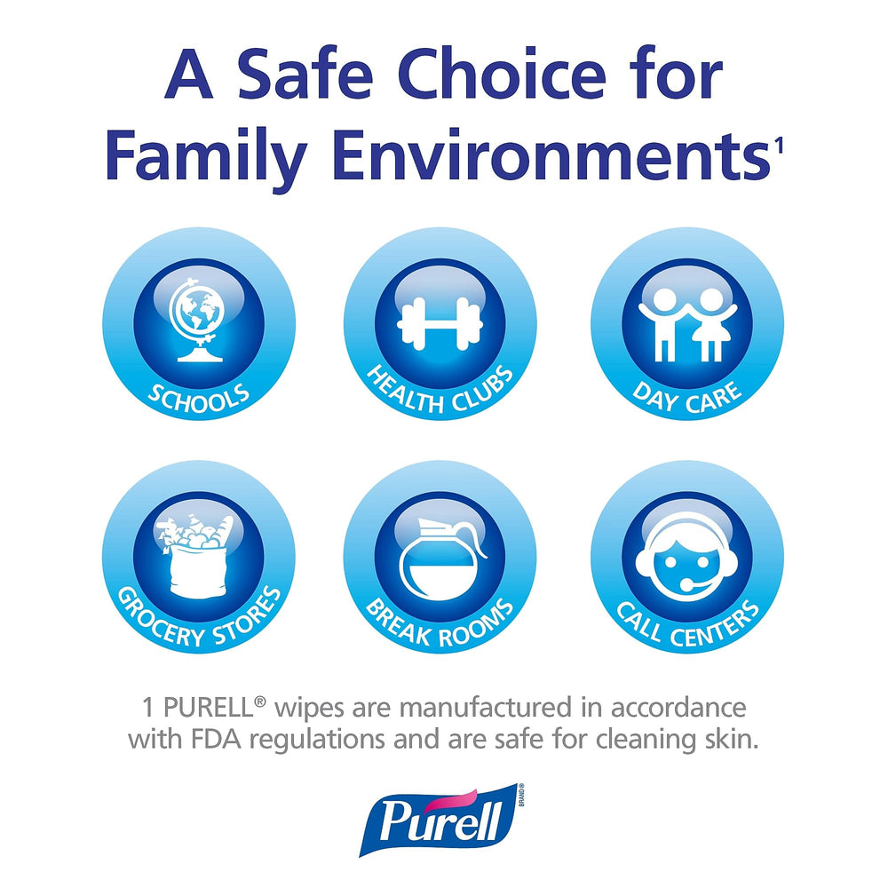 Moisturizers with Vitamin A, Vitamin E, and Aloe in Purell wipes