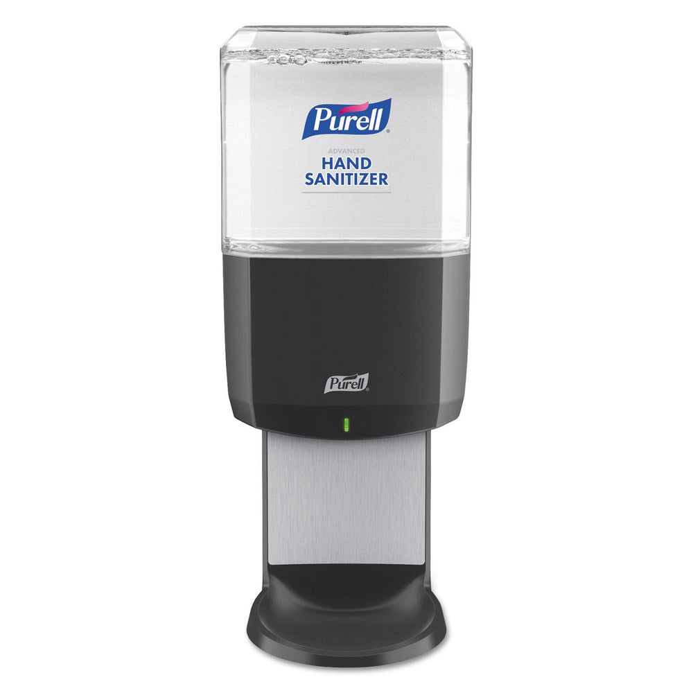 Purell ES6 dispensador automático grafito, vista frontal, acceso rápido para higiene diaria