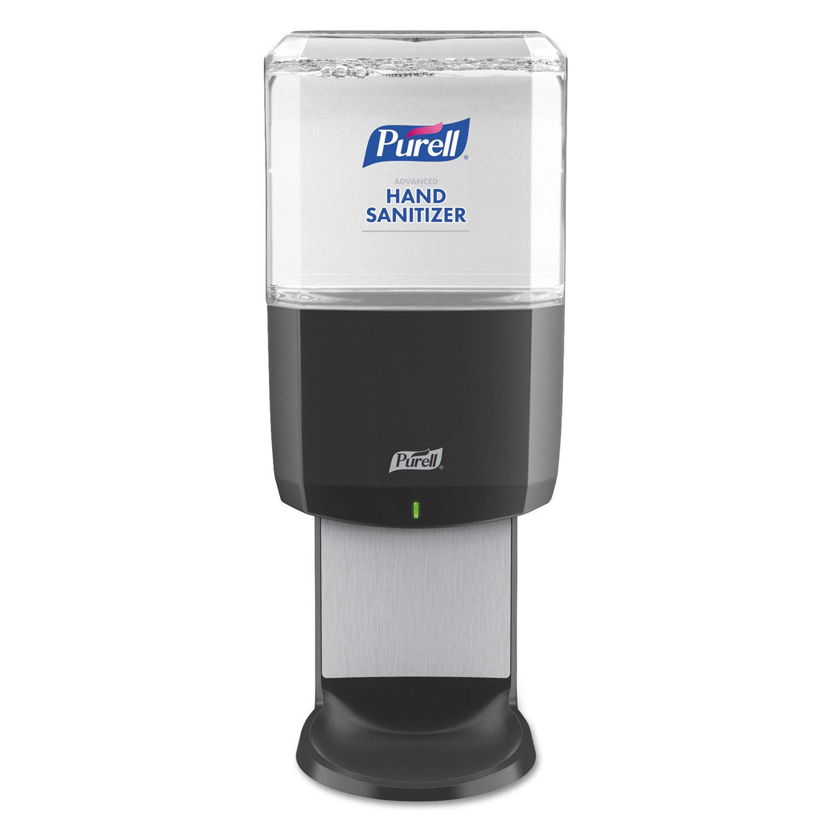 Purell ES6 dispensador automático grafito, vista frontal, acceso rápido para higiene diaria