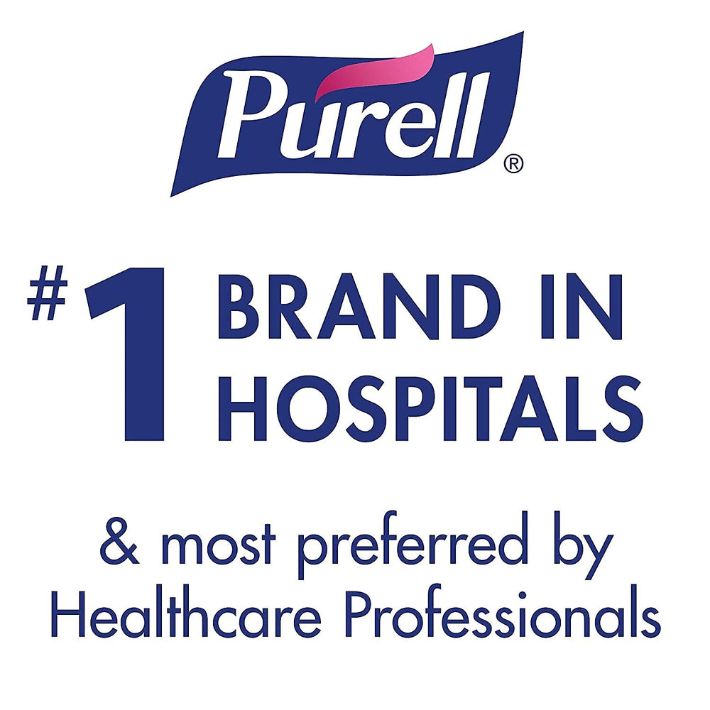 Purell foam dispense close-up highlights rich lather and comfort.