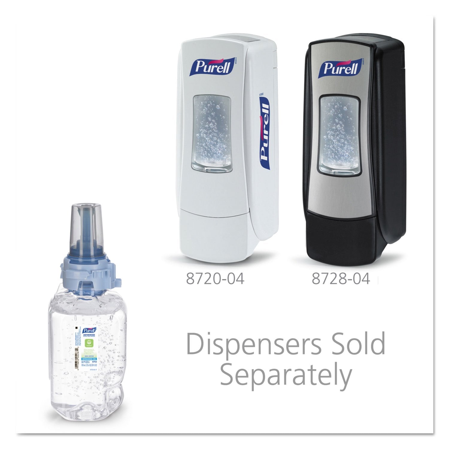 Shelf-ready Purell refill pack for easy reordering in busy spaces