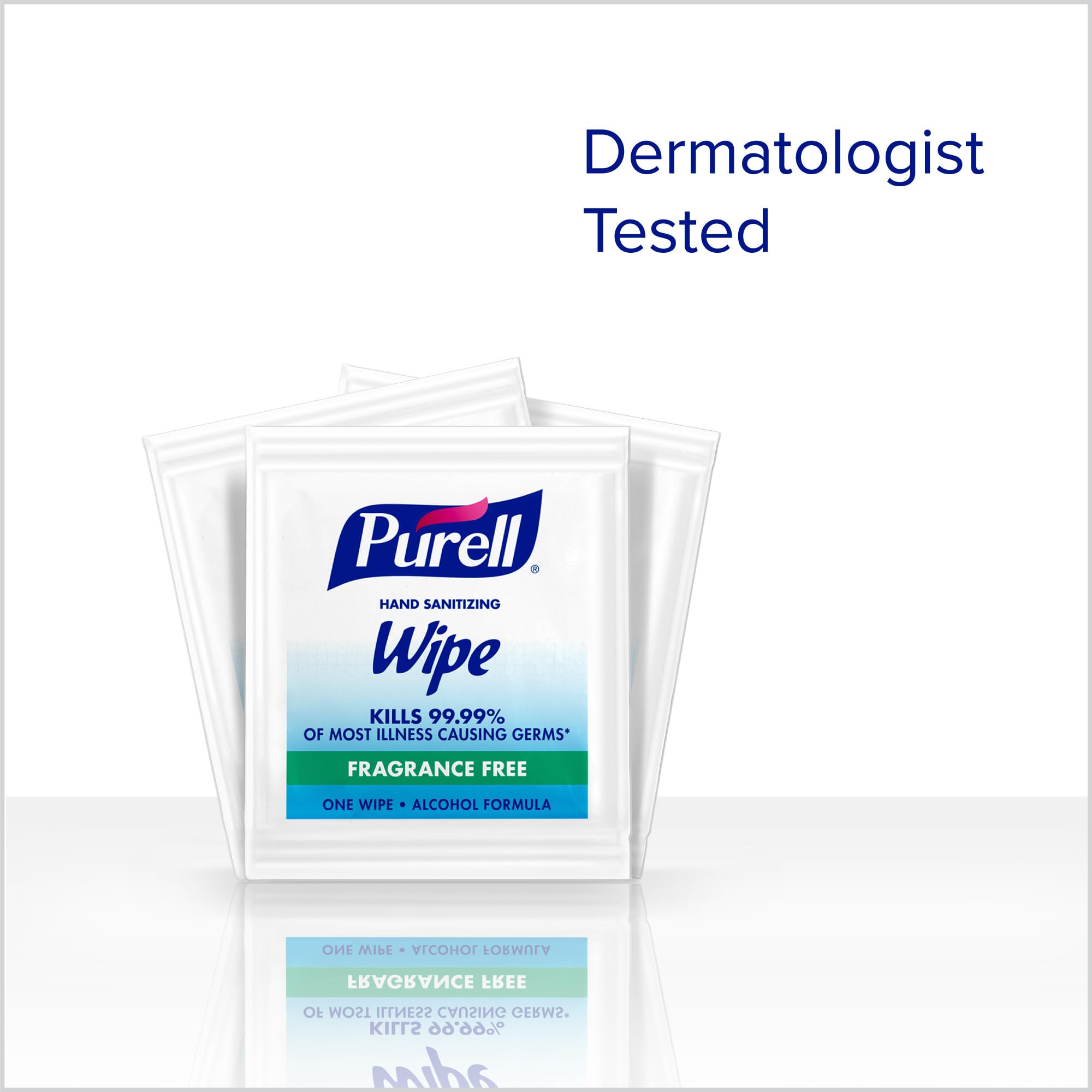 Purell wipes are dermatologist tested and skin-friendly for daily convenience.