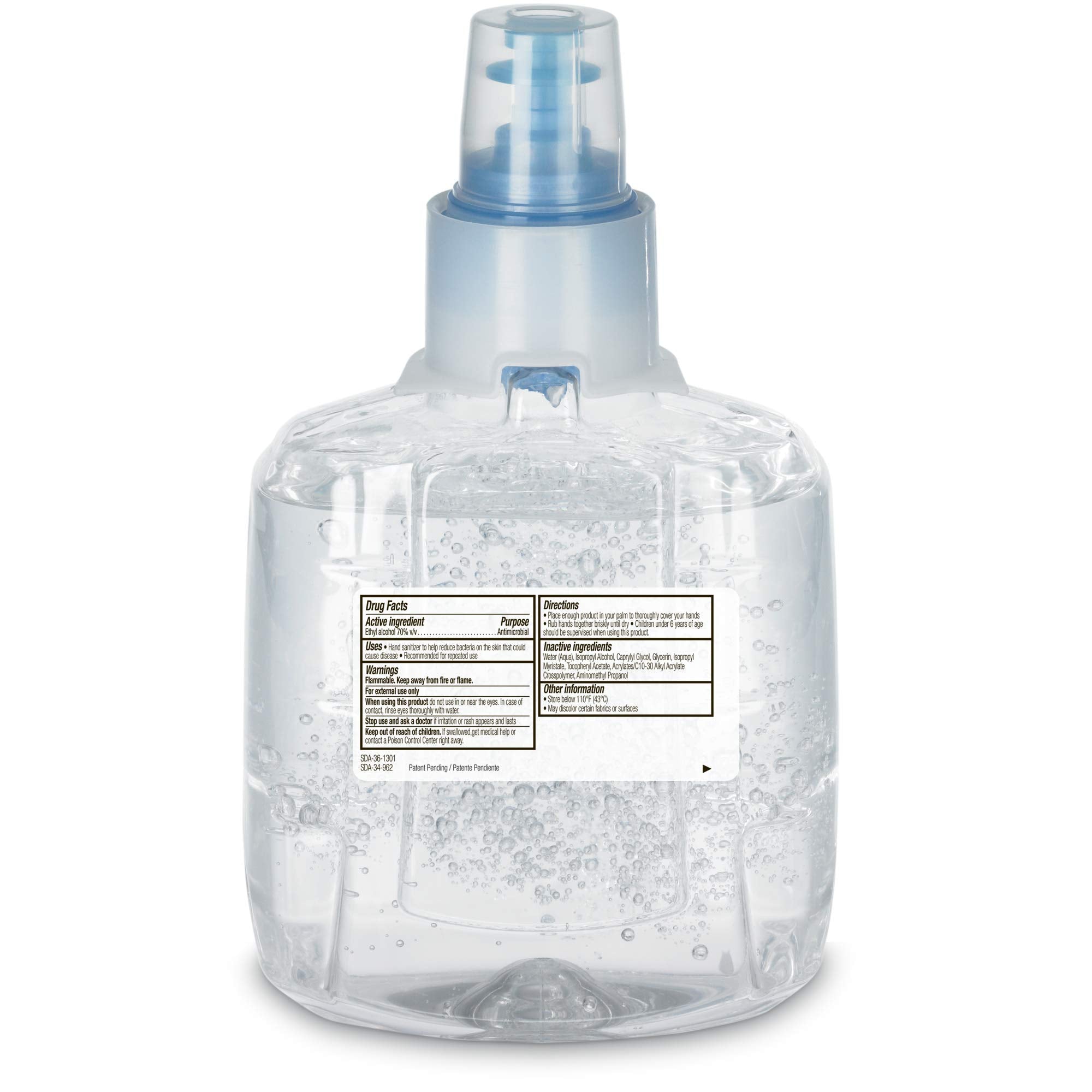 Purell LTX compatible refill shown with touch-free dispensers