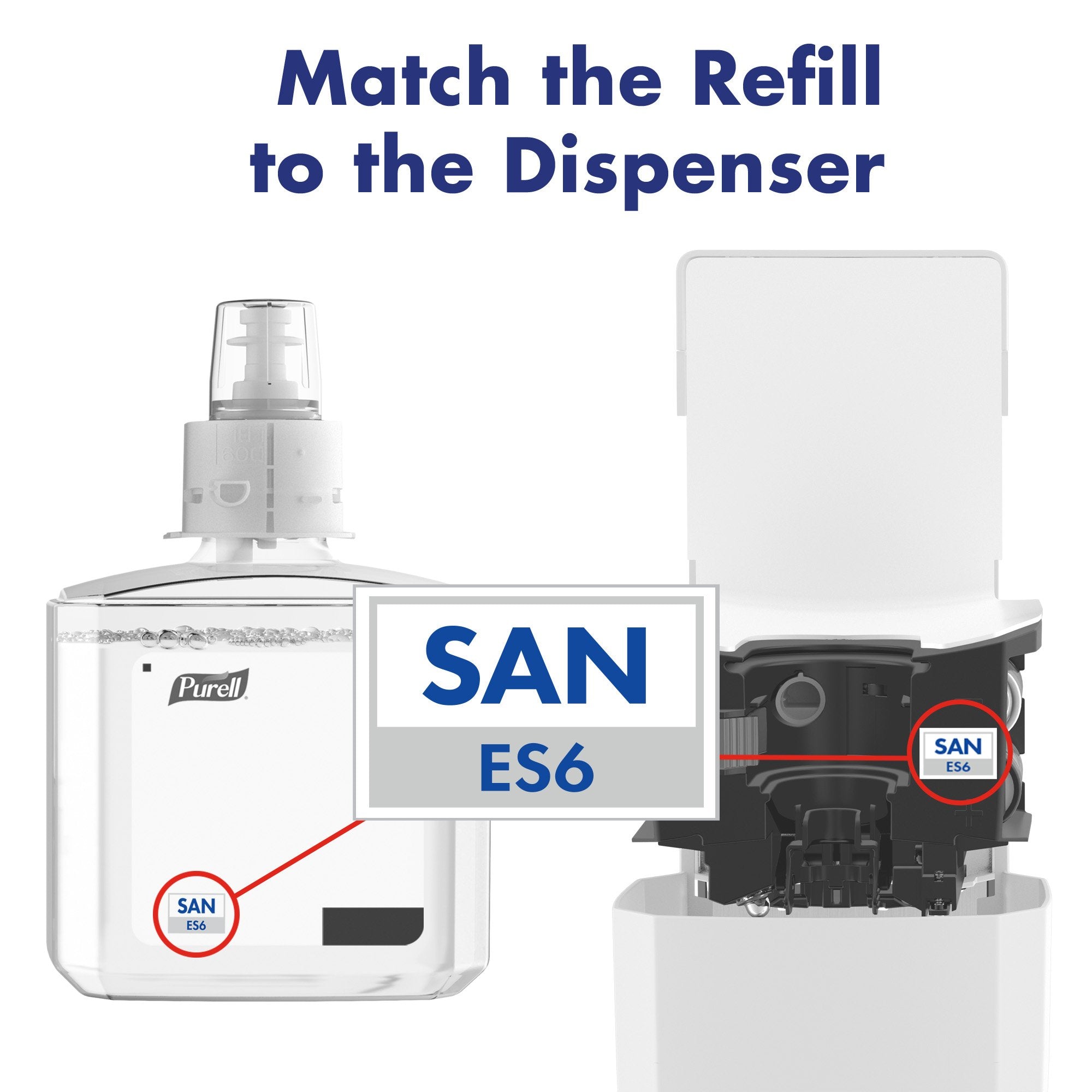 Recyclable PURELL refill bottle supports sustainability in facilities.