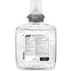 Purell sanitary-sealed refill valve preventing contamination during refills.