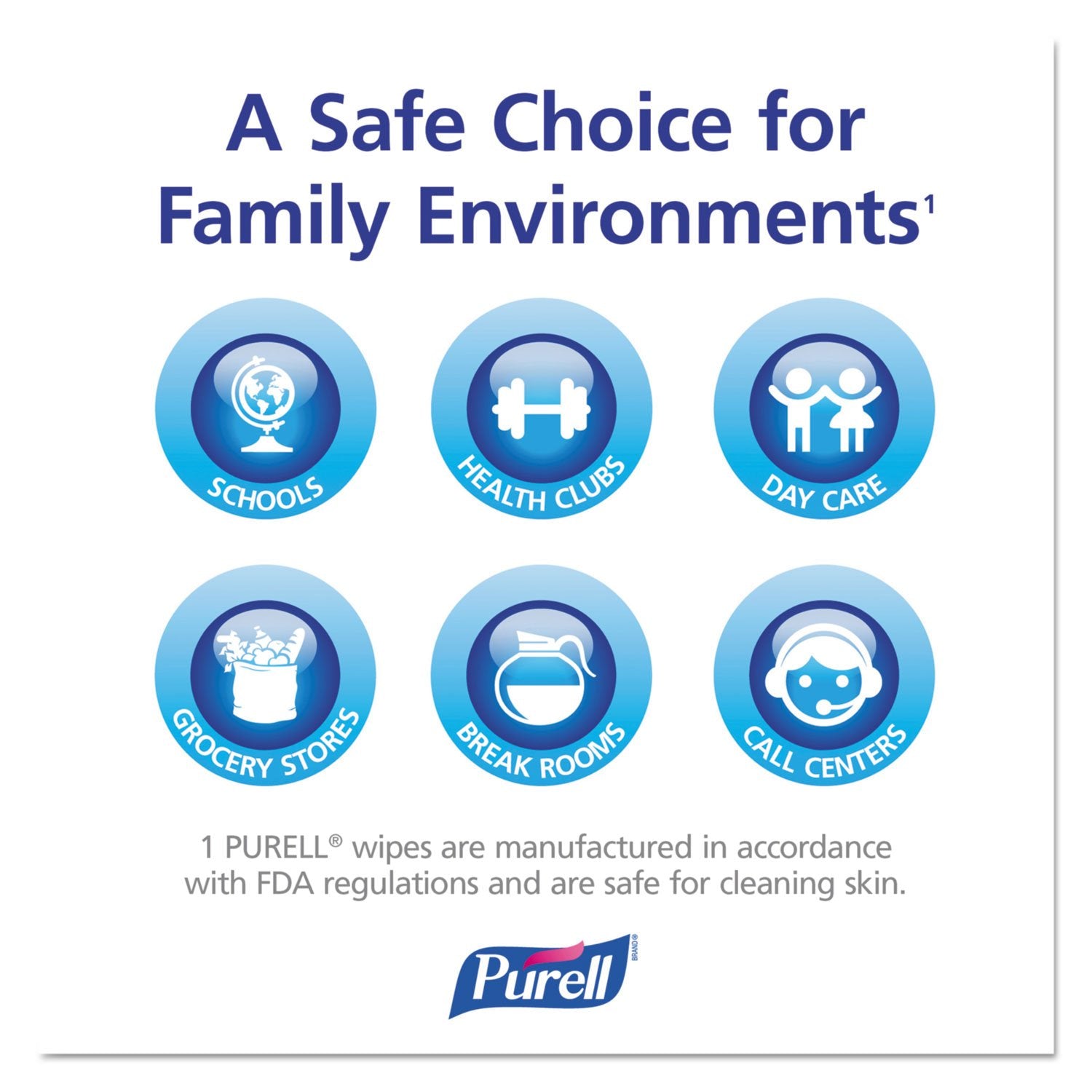 Healthcare setting scenario highlighting convenient sanitizing between tasks.