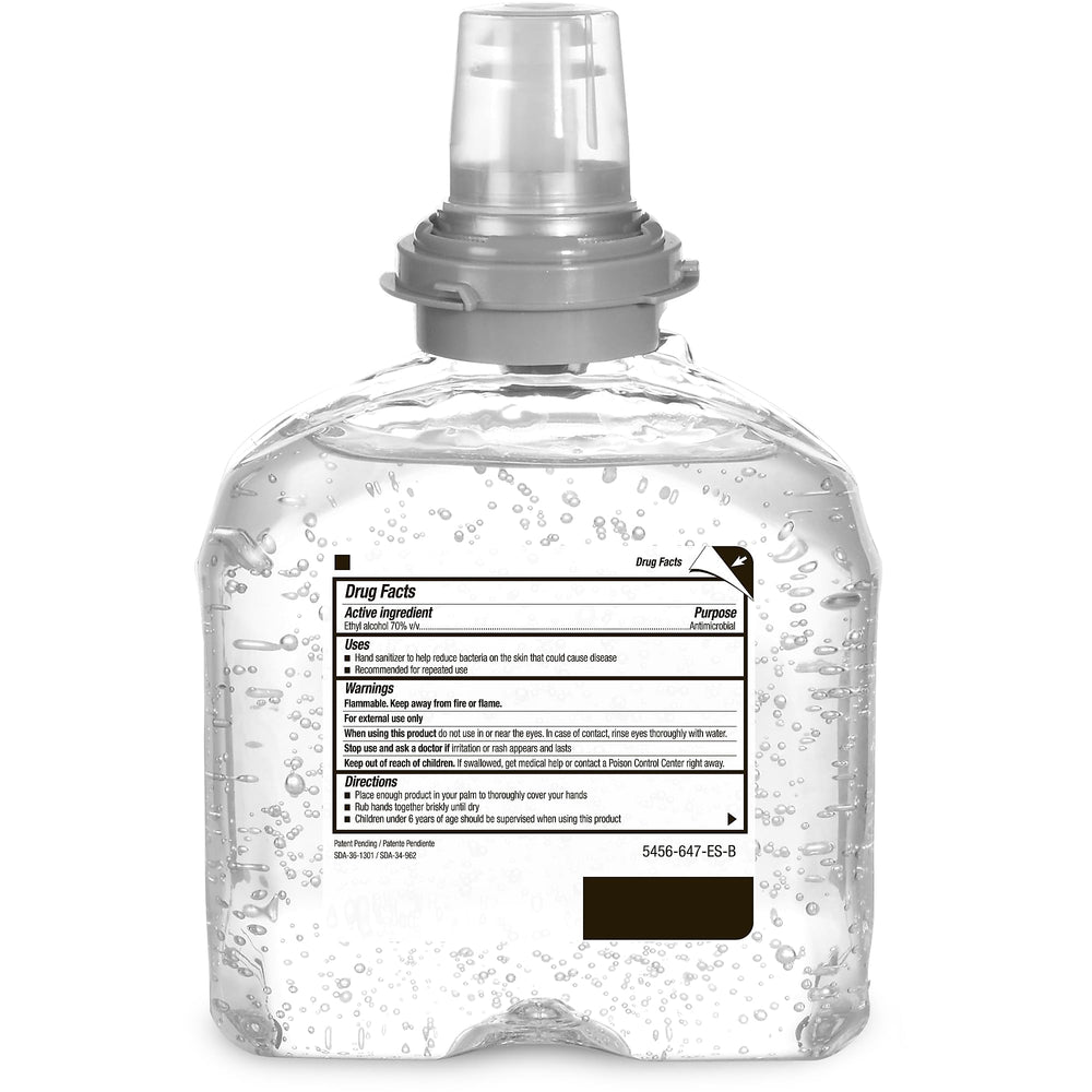 Purell TFX dispenser-compatible refill 1200 mL ready for fast, clean dispensing.
