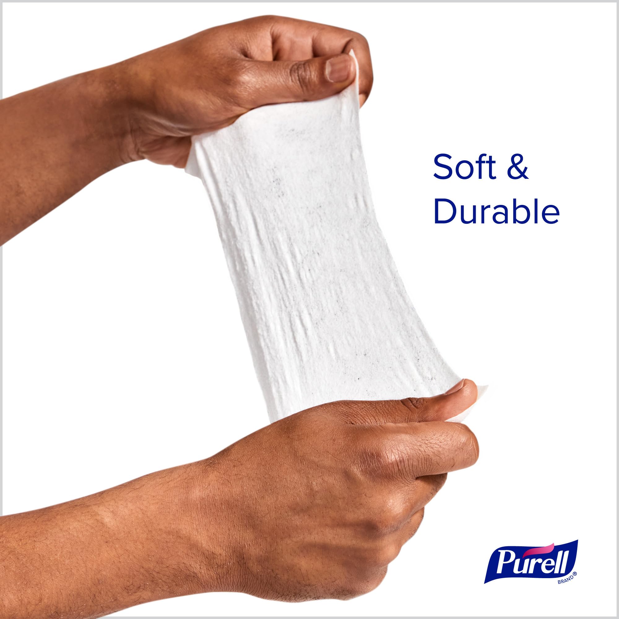 Purell wipes with clean refreshing scent leave hands smelling fresh