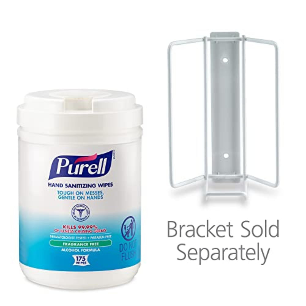 Office breakroom setup with Purell wipes supporting clean hands