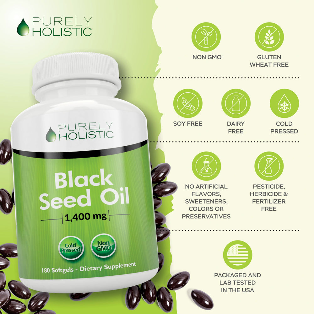 Purely Holistic omega-6 and omega-9 content graphic detail