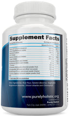 Purely Holistic Thyroid Support capsules close-up for easy daily use.