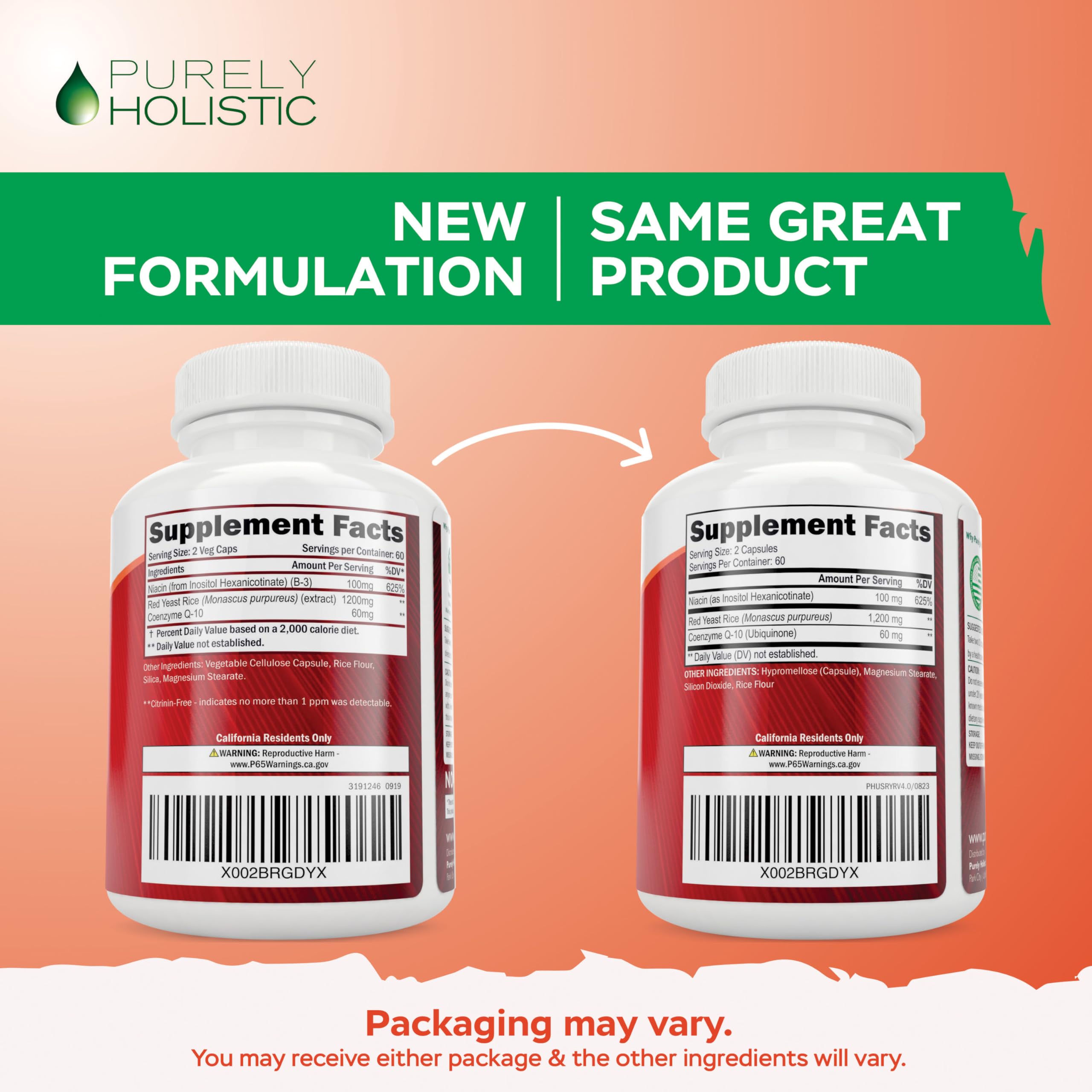 Purely Holistic USA-made formula with globally sourced components and high standards.