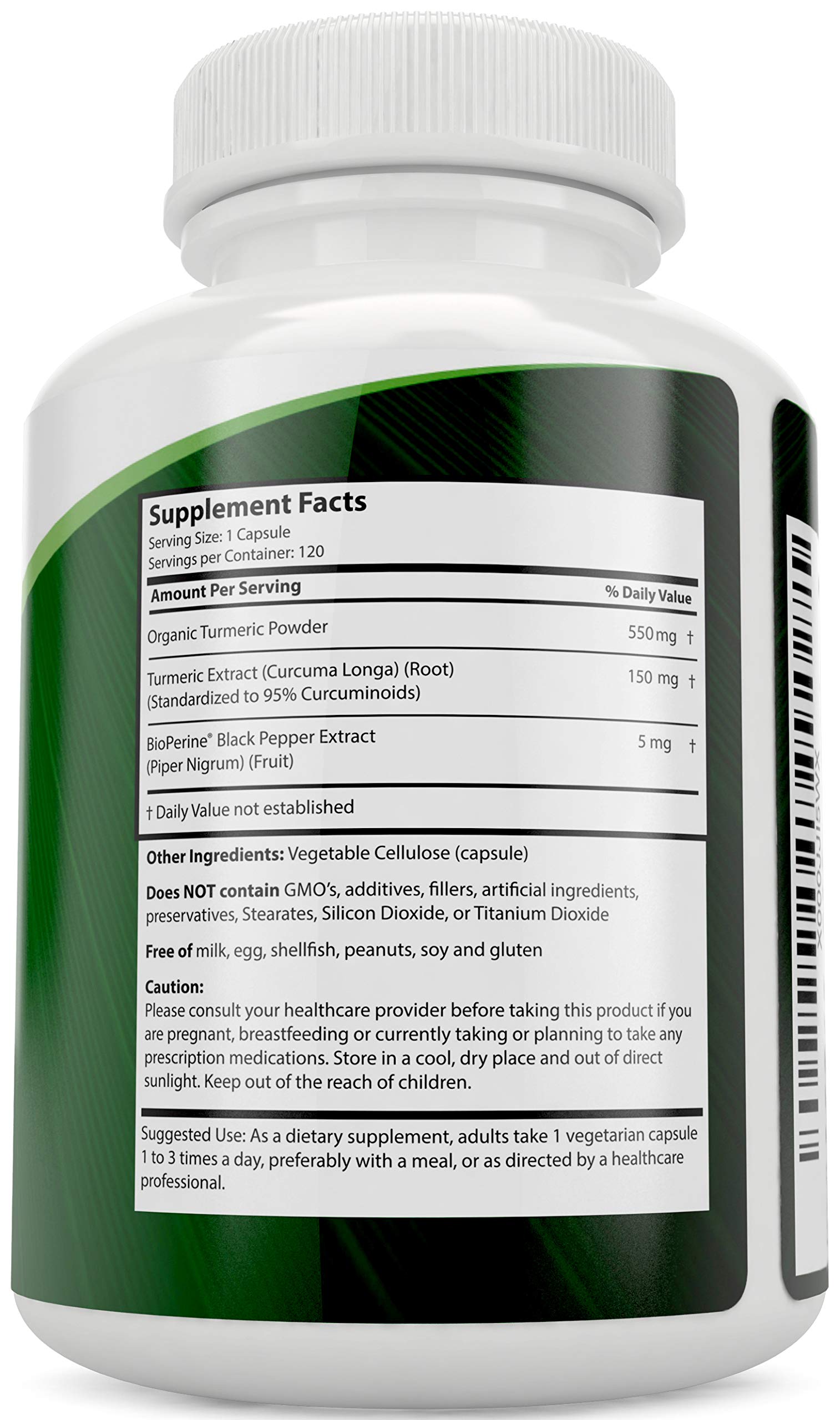 Vegan capsules image communicates allergen-free, GMO-free formulation.