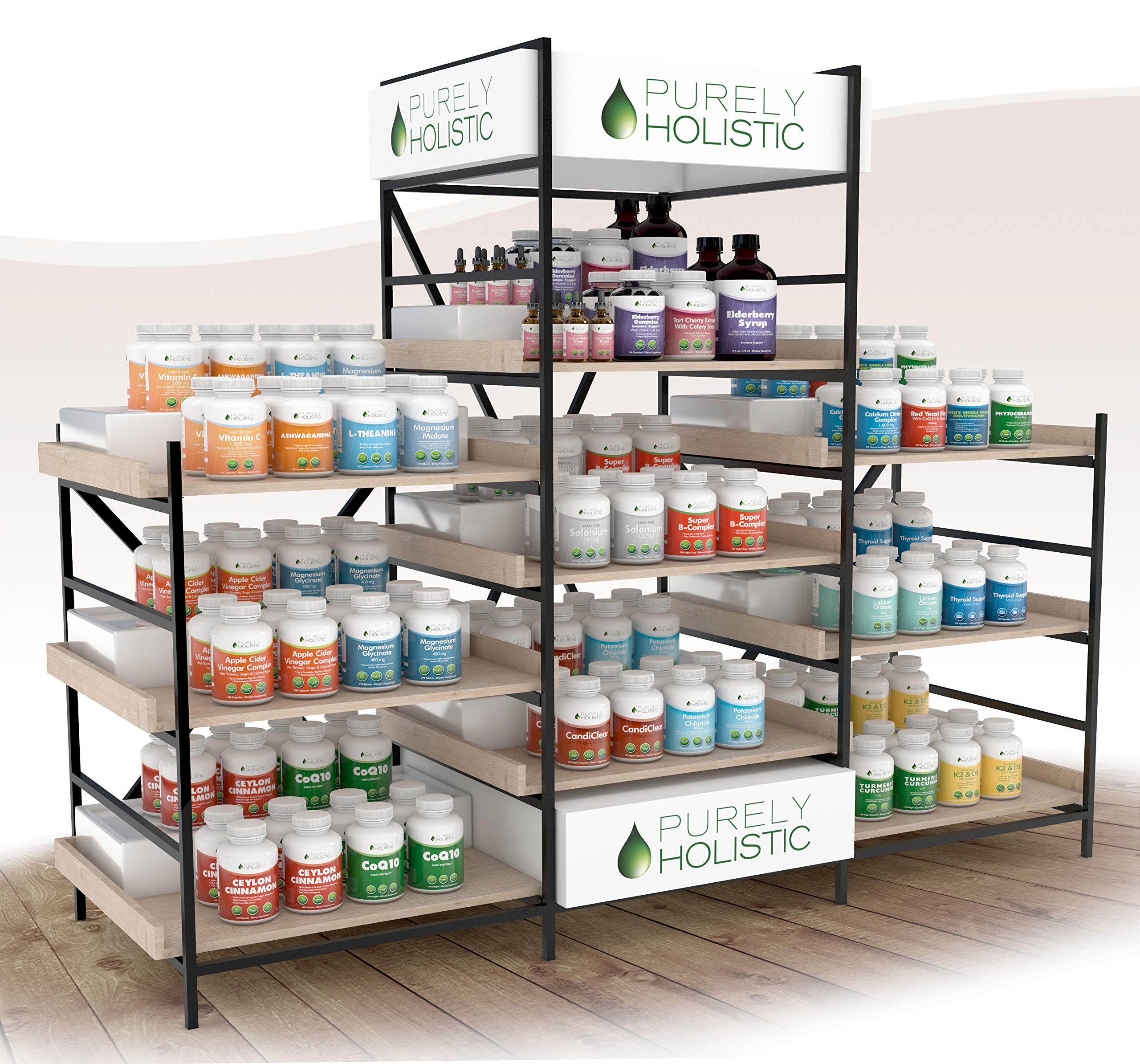 Made in USA label emphasizes quality and safety standards for Purely Holistic.