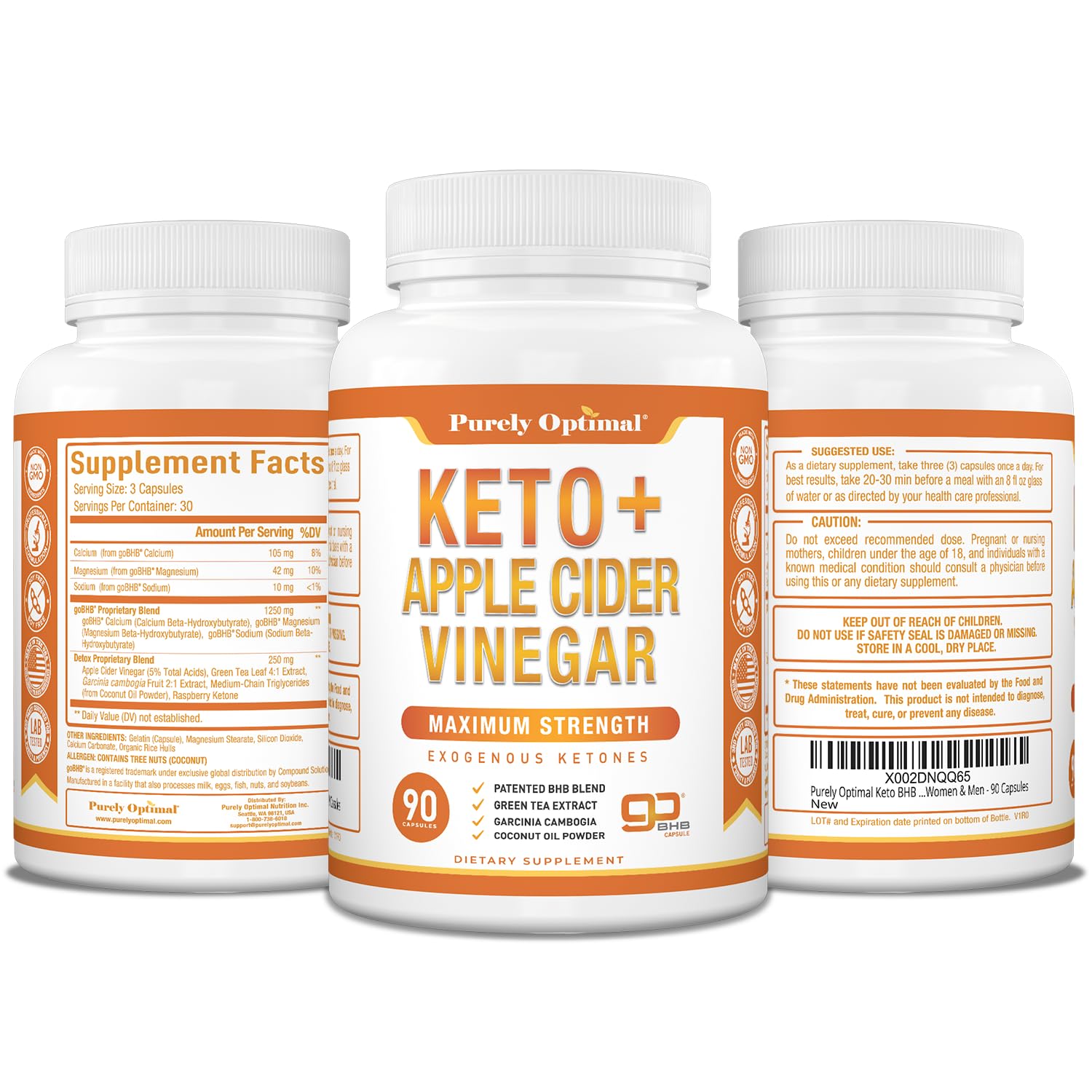 Daily-use routine with two capsules and water glass