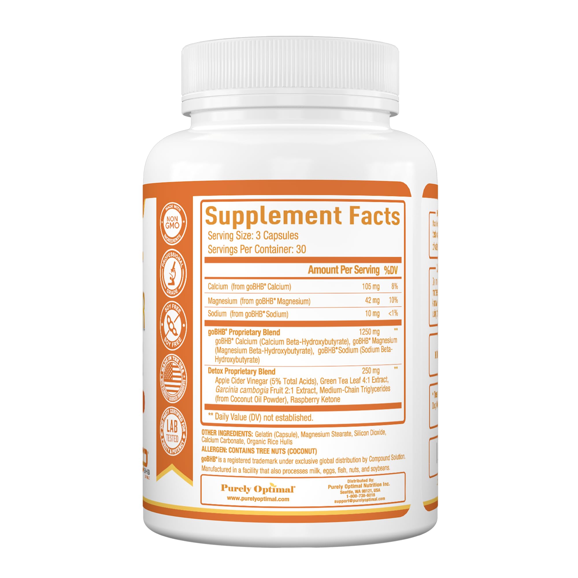 Raspberry ketones icon with bottle illustrating daily wellness
