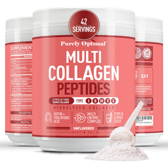Purely Optimal Multi Collagen Powder tub for daily nourishment