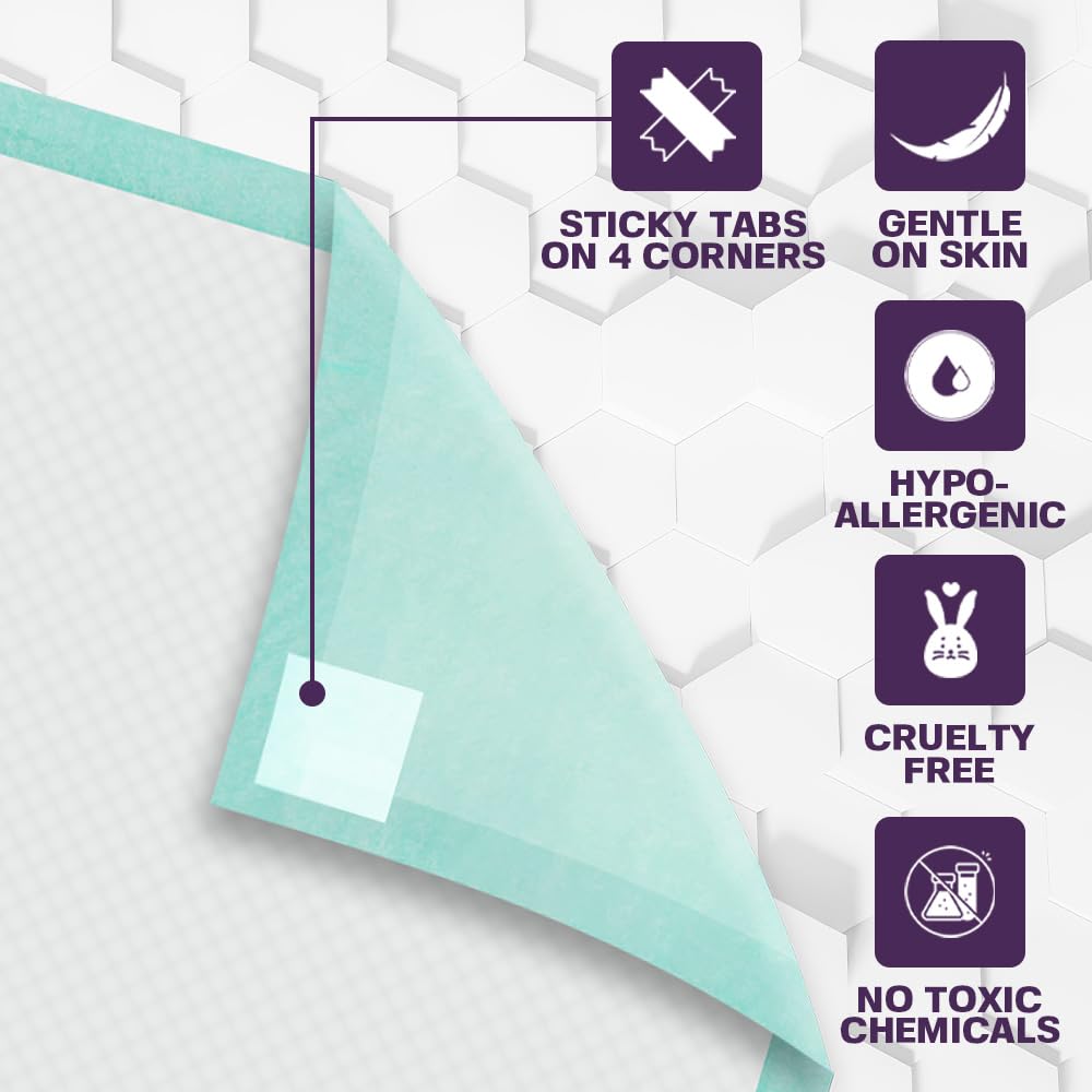 PureNexus Health pad with waterproof backing protects surfaces.