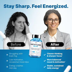 PureNutra capsules on white background for quick energy and focus.