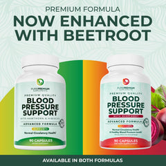 Hawthorn imagery next to the bottle suggesting circulatory support.