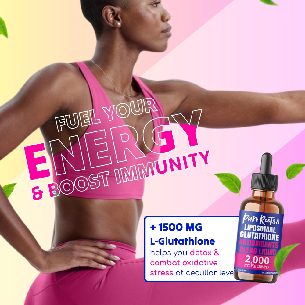 PureRootss Liposomal Glutathione dropper dispensing under-tongue dose