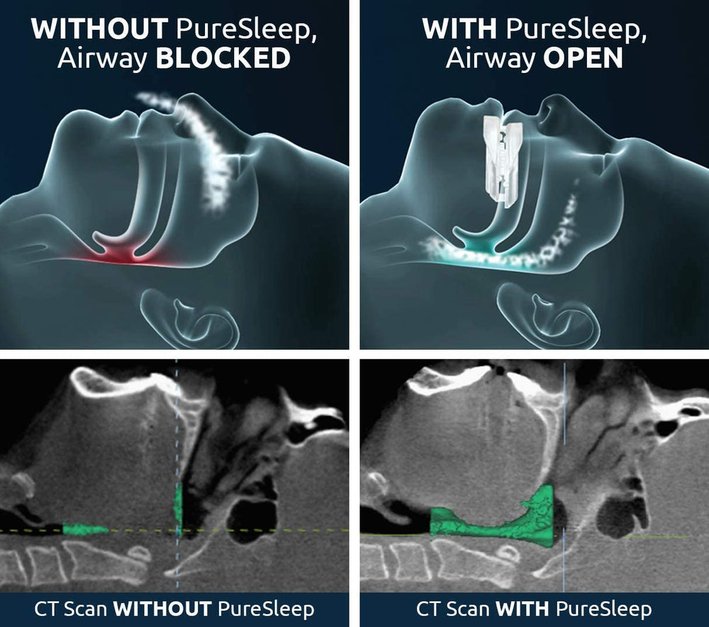 PureSleep BPA-free label and US-made packaging for safe manufacturing.