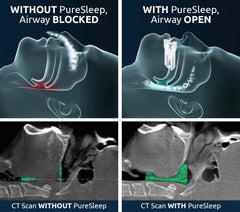 PureSleep BPA-free label and US-made packaging for safe manufacturing.