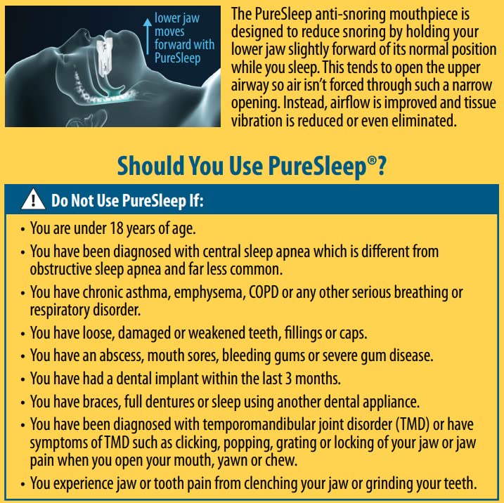 PureSleep FDA-cleared OTC badge signals safety and accessibility.