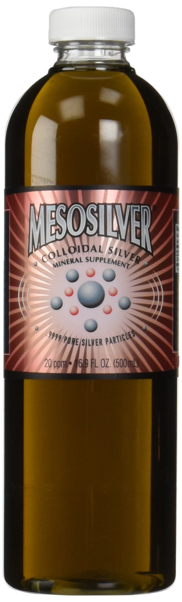 Purest Colloids MesoSilver bottle front highlighting high PSA nano silver for premium mineral delivery