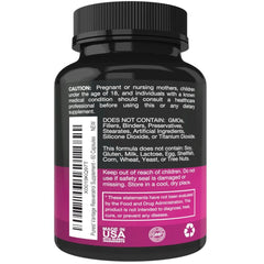 Close-up of Purest Vantage capsules showing 1400mg per serving.