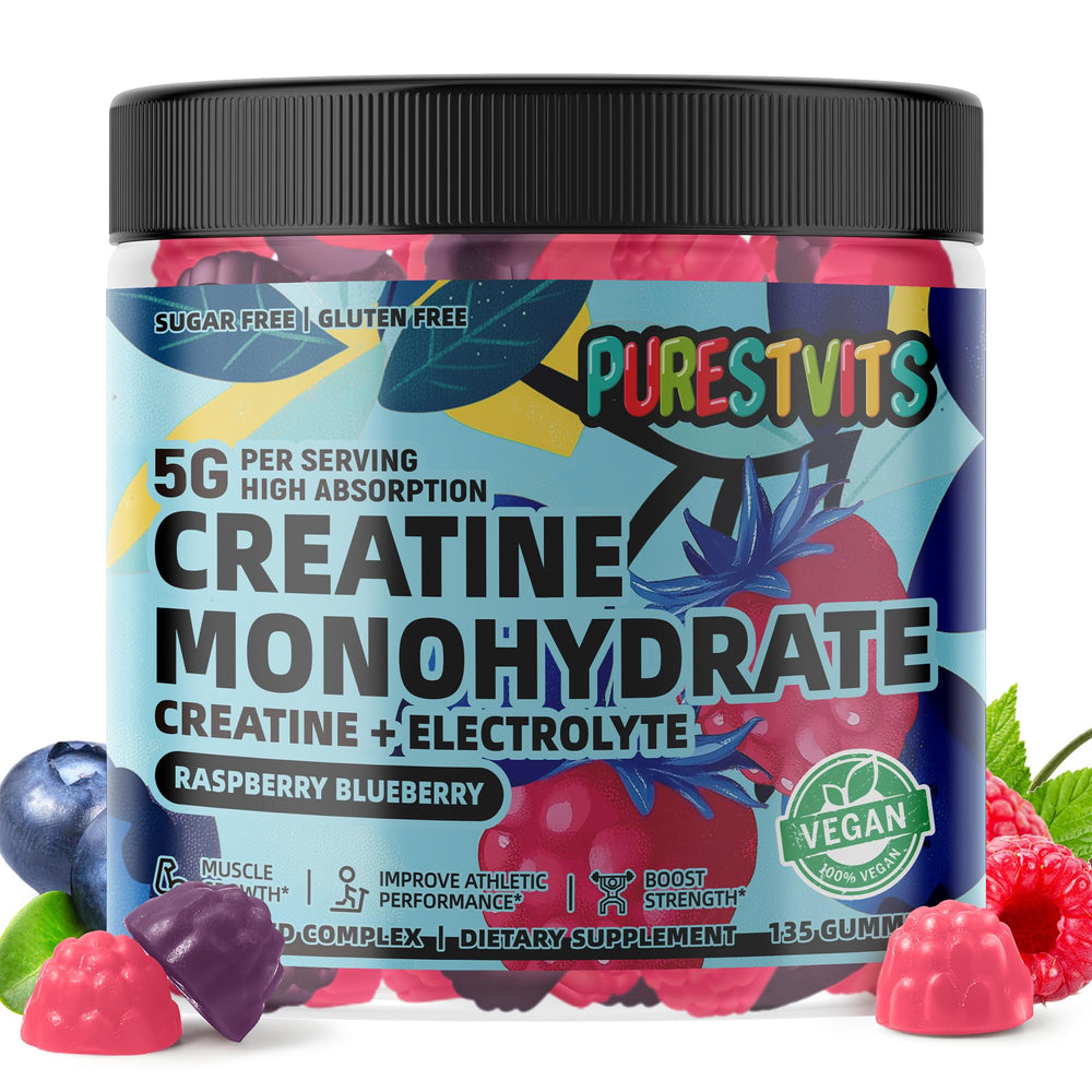 PURESTVITS flavor label hints blueberry-raspberry profile.