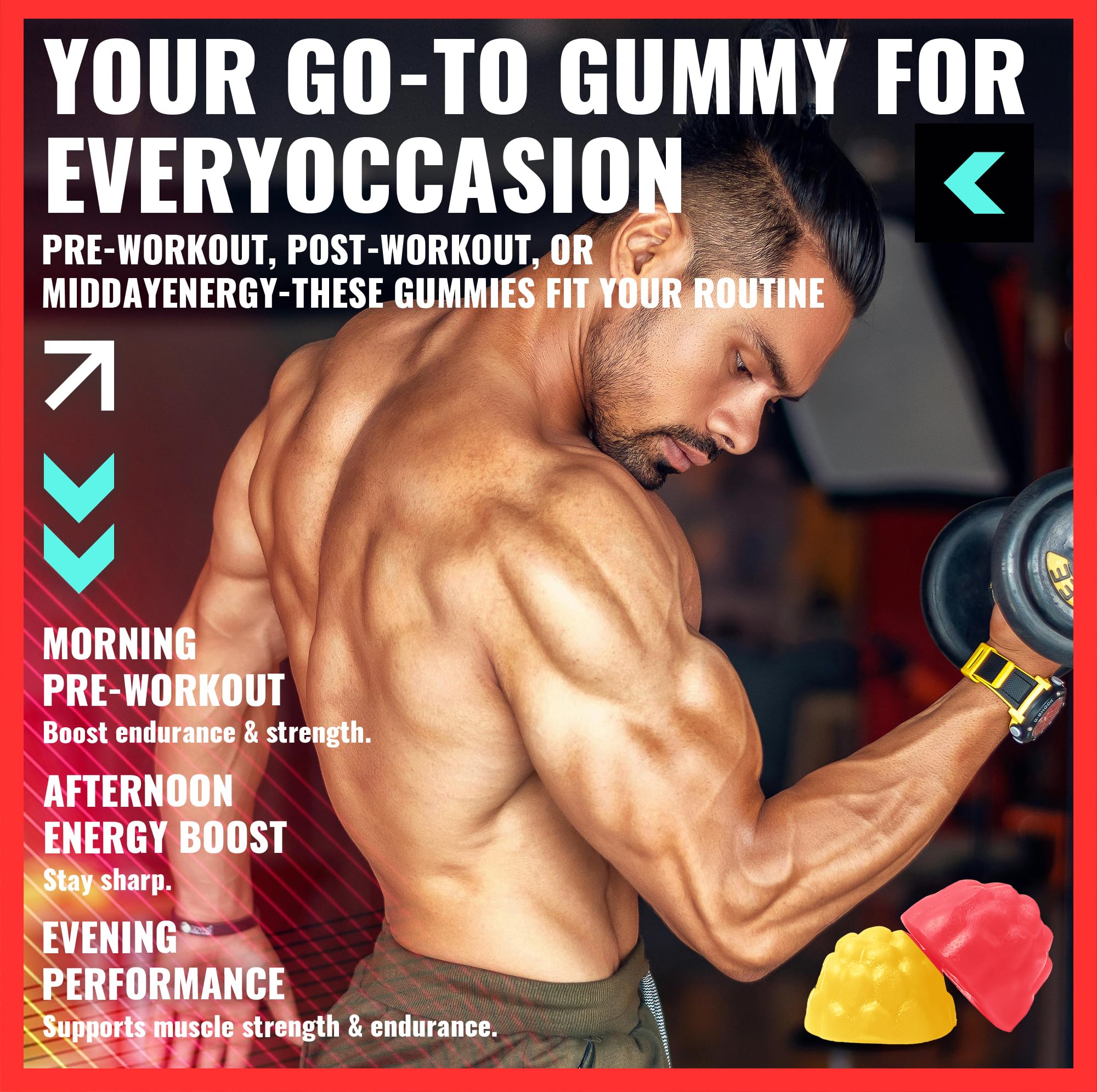 Nutrition facts panel highlights 5g creatine per serving for potential performance support