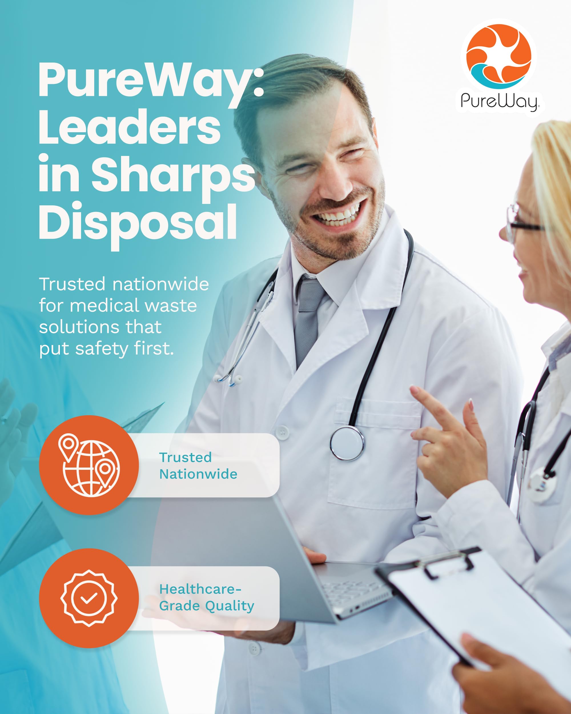 PureWay Made in USA quality assurance supports safe disposal.