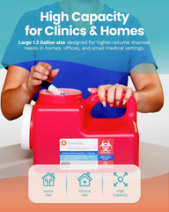 PureWay sharps container for home and professional use.