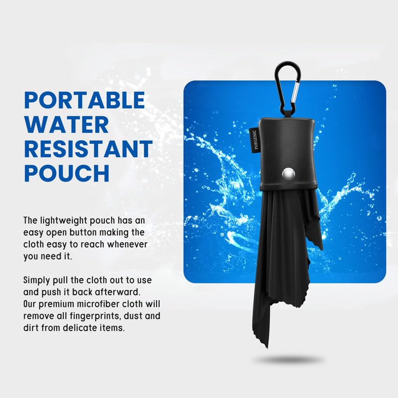 Purgenic six-piece kit preserves gadget clarity wherever you go.