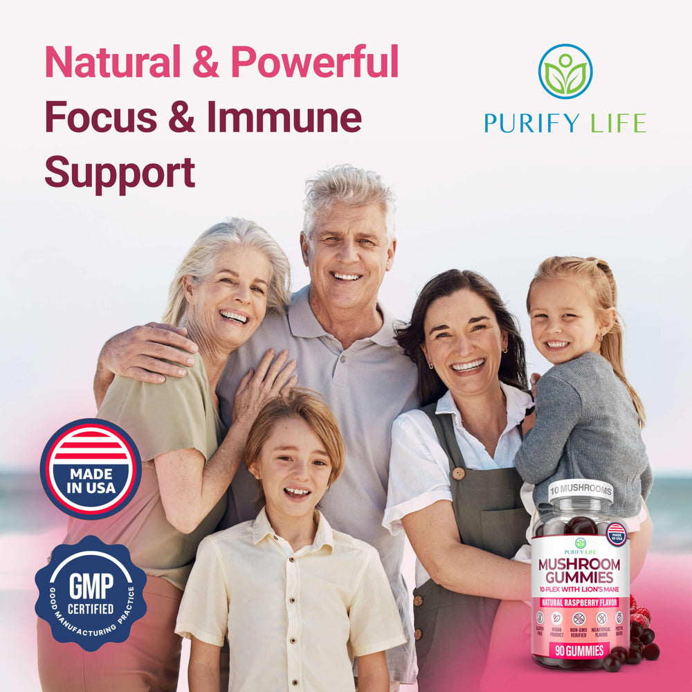 Purify Life gummy format promotes bioavailability compared to pills