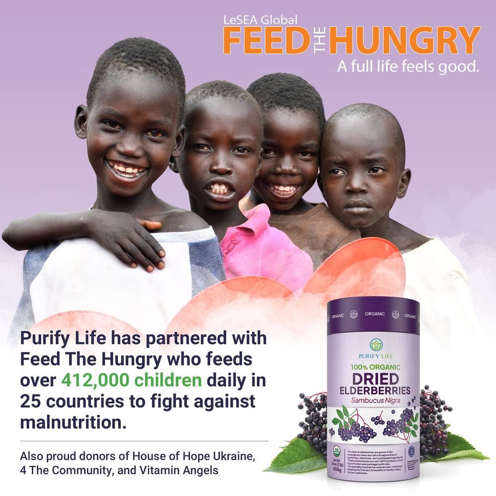 Purify Life organic certification label highlights non-irradiated, GMO-free berries