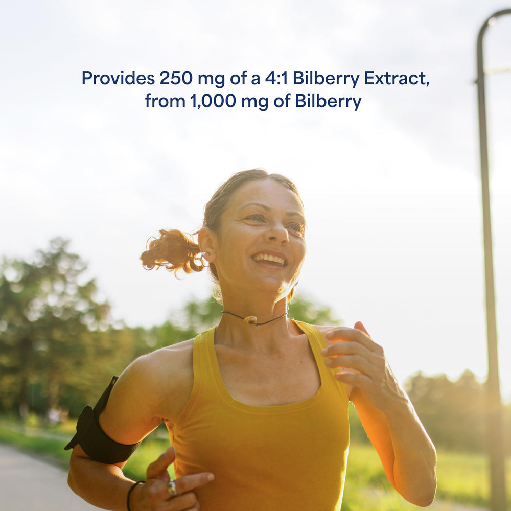 Puritan's Pride Bilberry extract from 1,000 mg bilberry per serving.