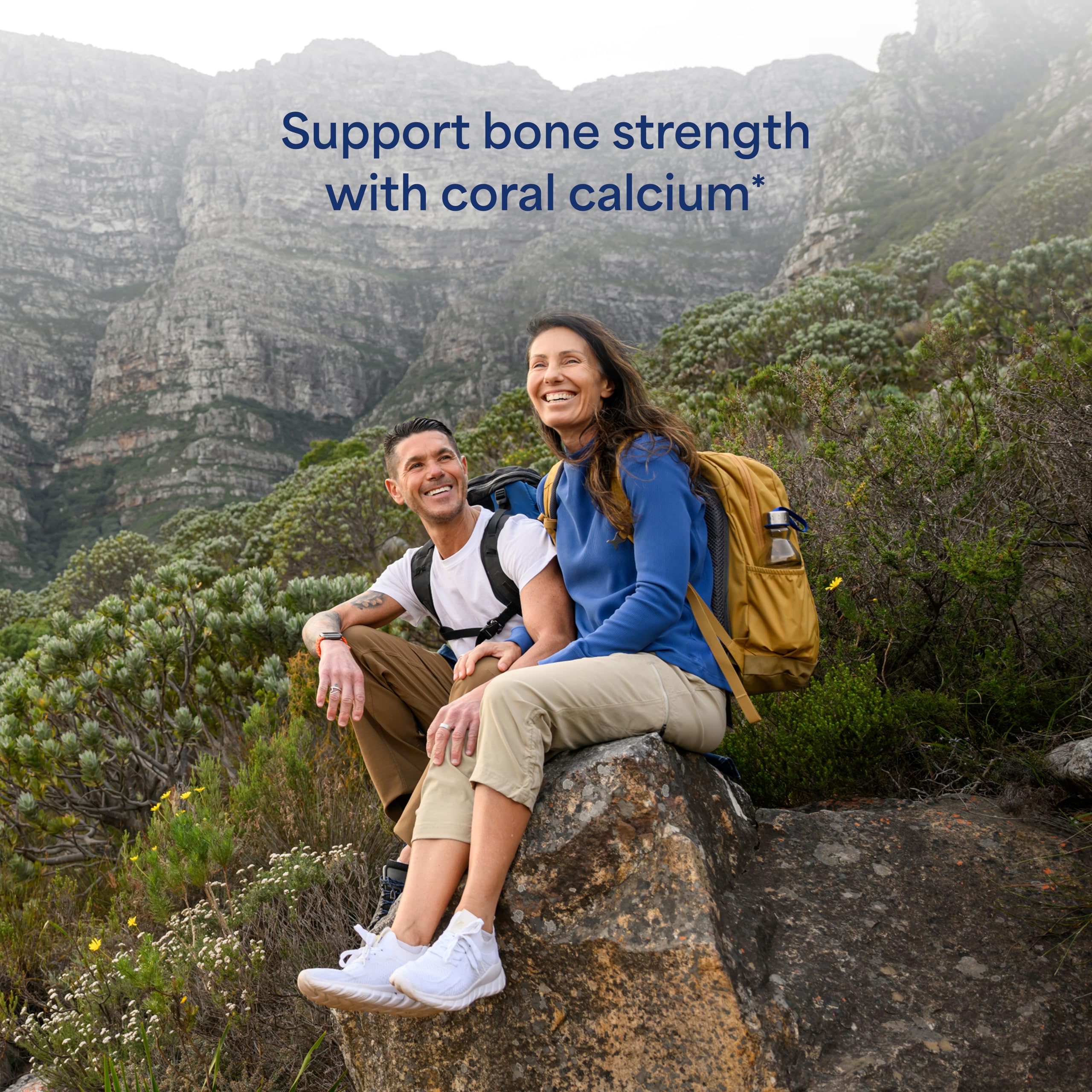 Puritan's Pride coral calcium heart-health icon suggesting heart support potential