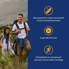 Puritan's Pride label shows ingredients for informed joint wellness.