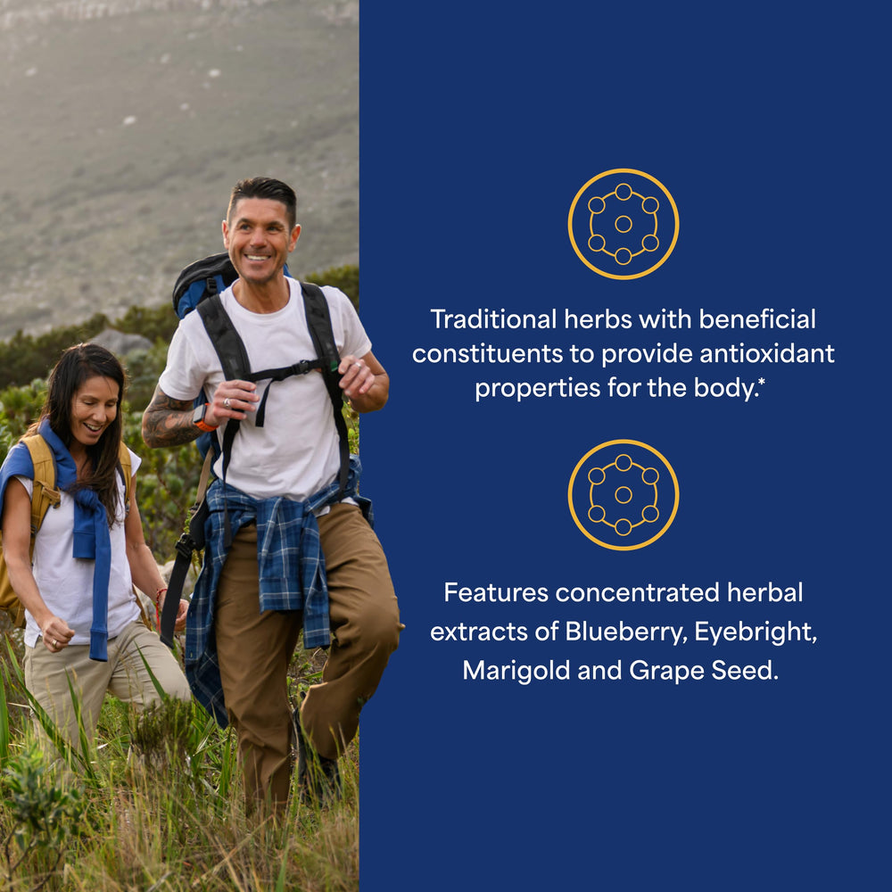Puritan's Pride Marigold and Grapeseed extracts on label emphasize natural ingredient blend