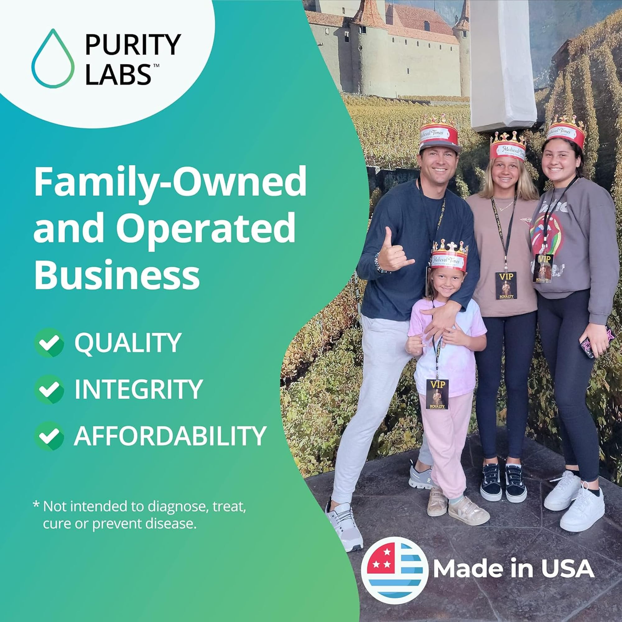 USA manufactured stamp on Purity Labs Omega 3 bottle.