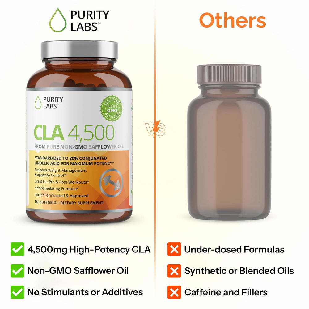 Purity Labs organic ingredients seal on packaging