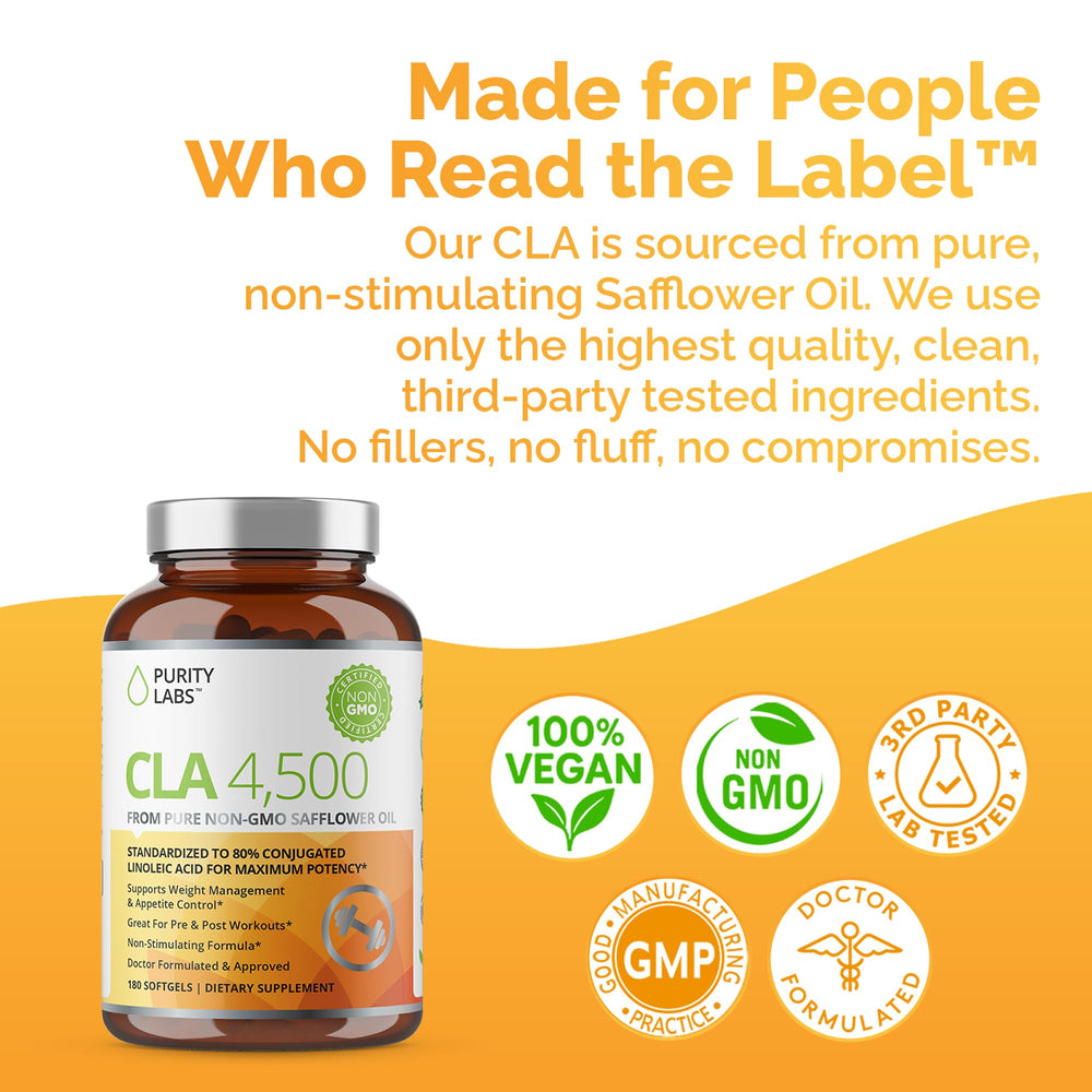 Purity Labs precise dosing icon on packaging