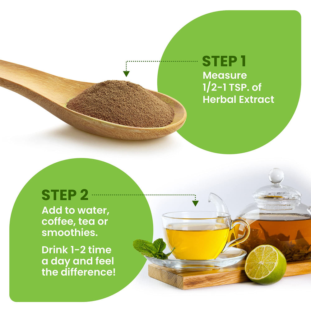 Purity Natural Beauty free bamboo spoon included for precise measuring.