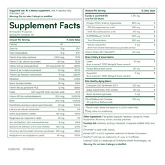 Purity Products Purity Super Pill label closeup highlights vitamins and omega-3 content