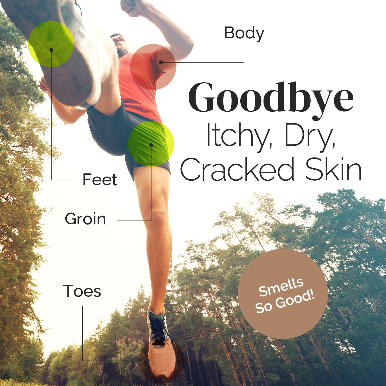 Puriya Tea Tree Oil Balm in gym or showers offers sweatproof protection.