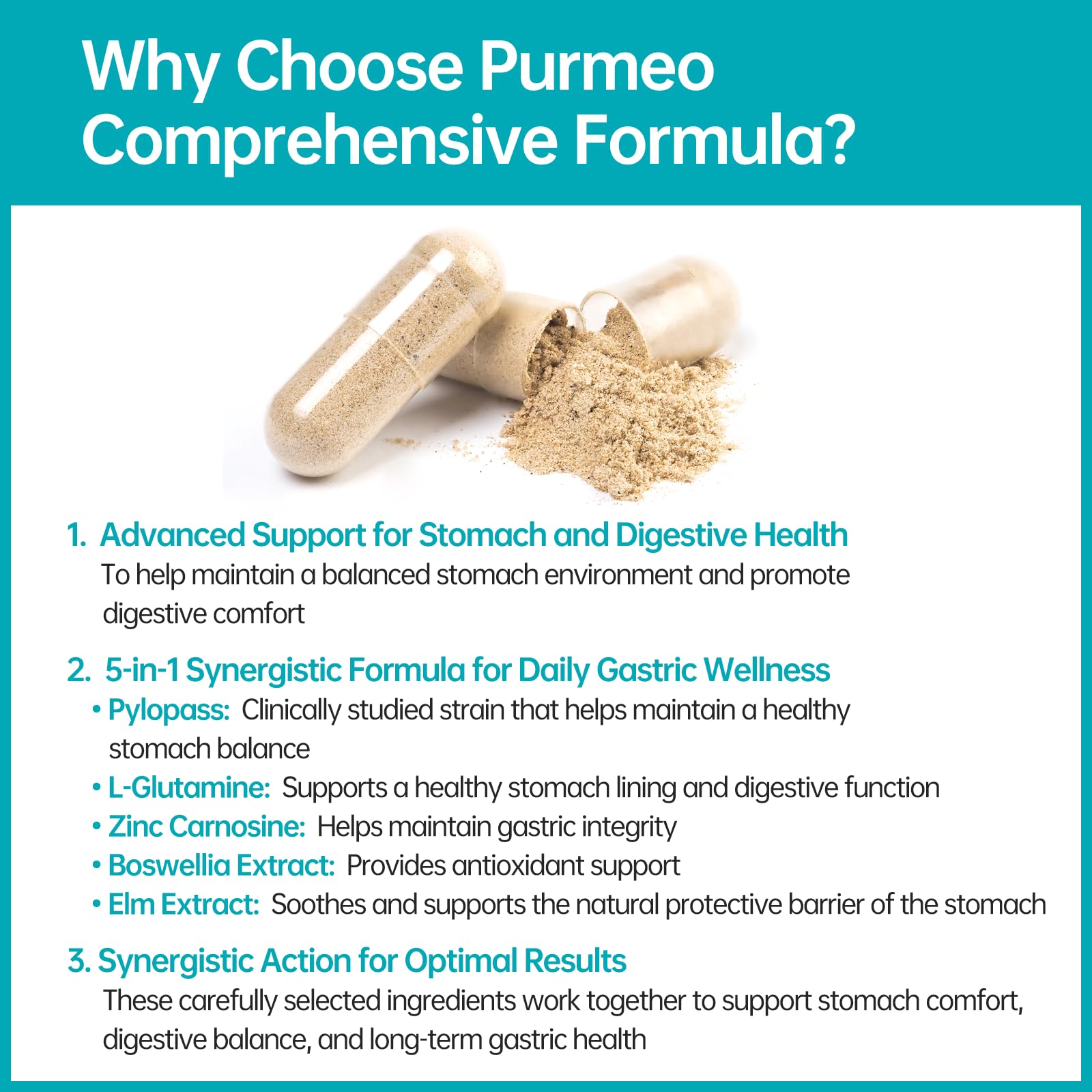 Purmeo made in Germany seal indicating pharma-grade quality.