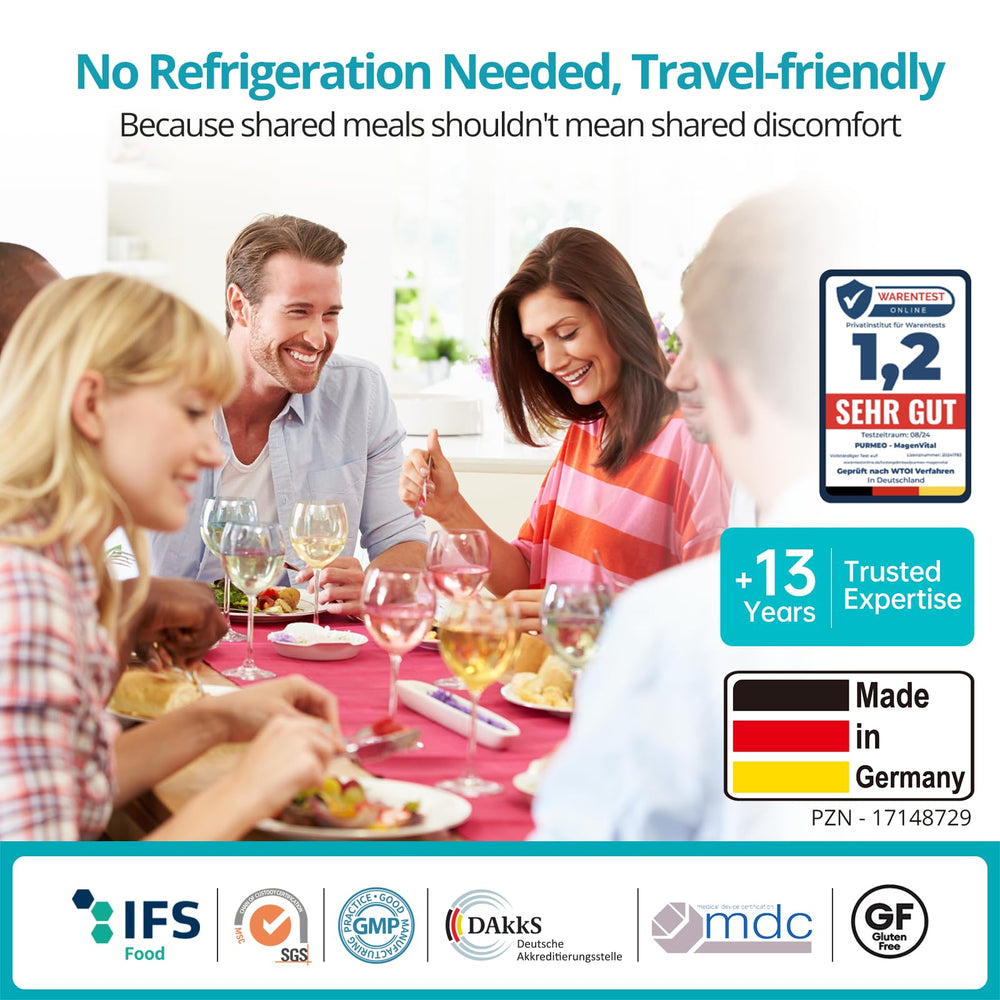Purmeo travel-friendly packaging ideal for meals away from home.